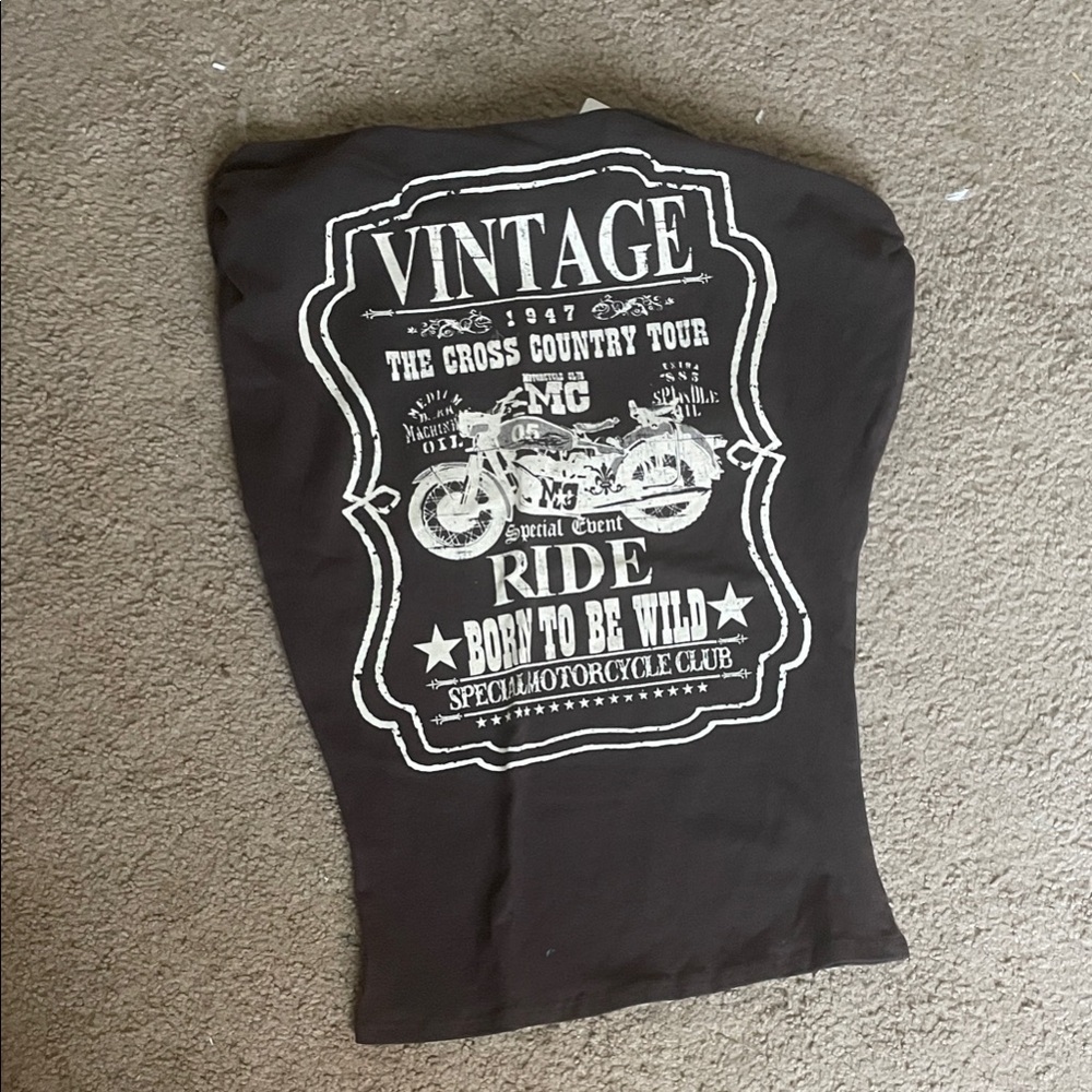 Vintage Black Graphic Men's Shirt